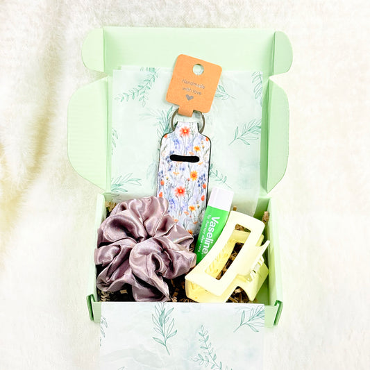 Small Self Care Floral Gift Set with Greeting Card