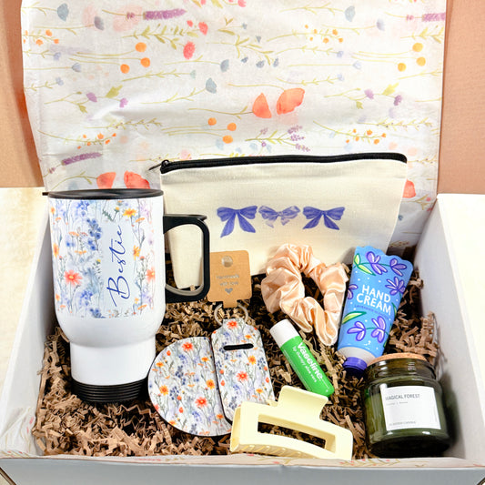 Personalized Floral Self Care Special Aesthetic Gift Set