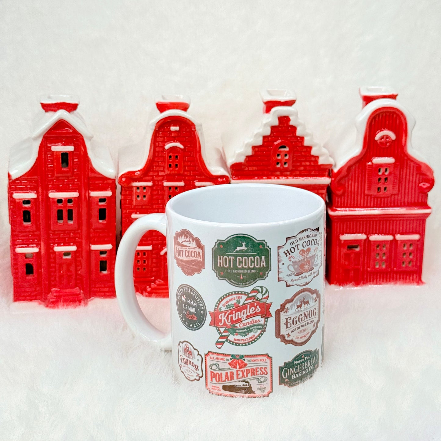 Personalized Vintage Christmas Signs Mug