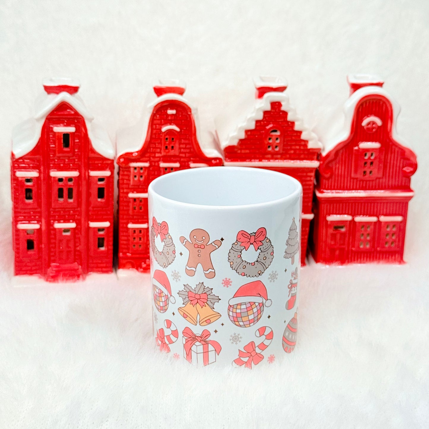 Personalized Retro Christmas Mug