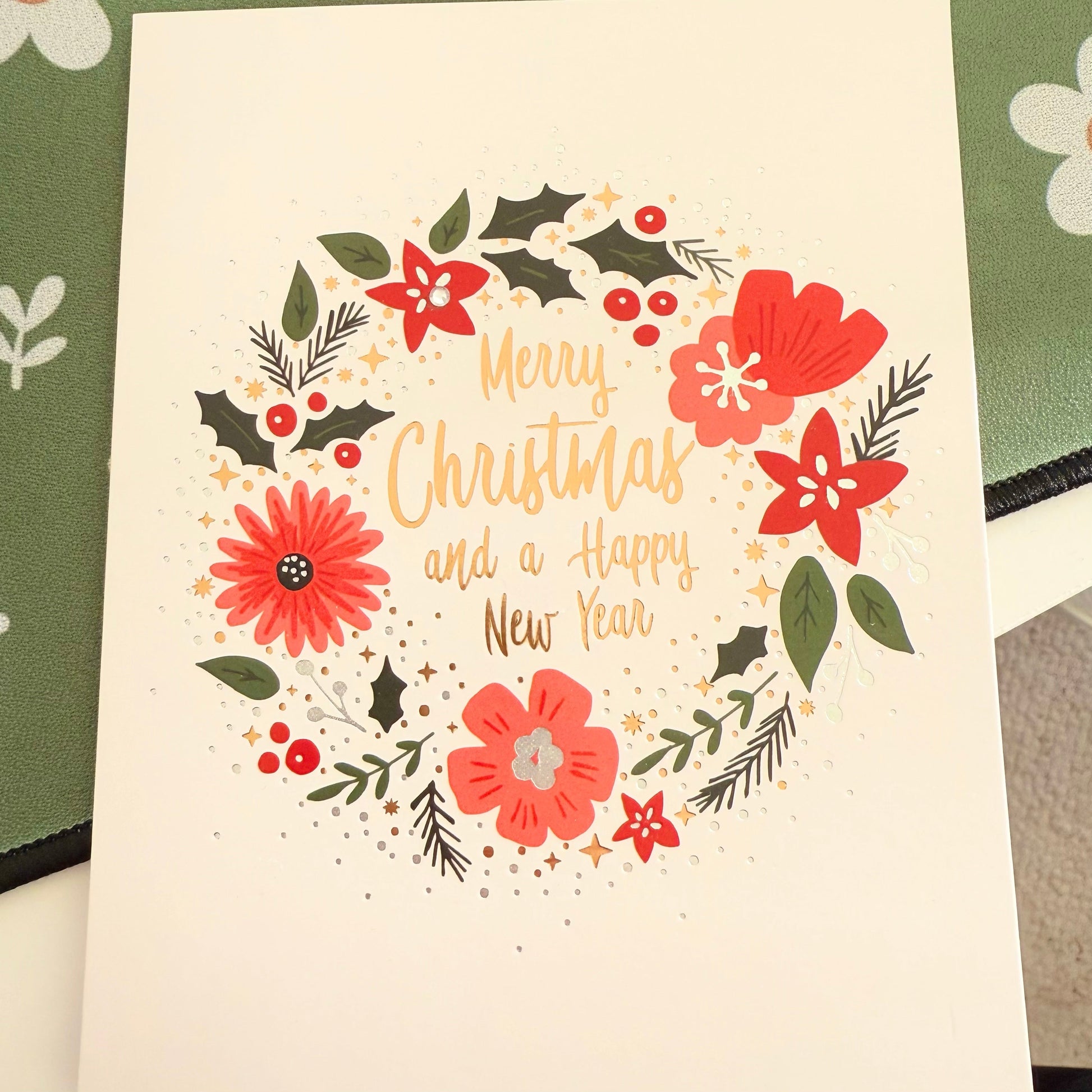 Add Christmas card (approx. 15x12cm)